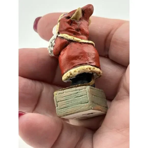 Wee Forest Folk Father Chris-Mouse 1989 AP M-146 Mouse Santa Figurine Retired